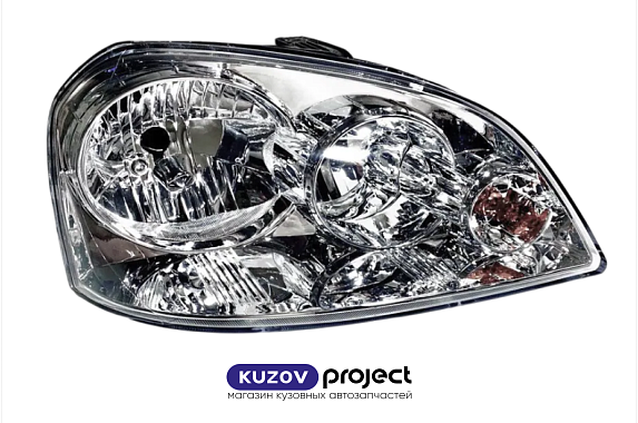 Фара правая (6к) с электрическим корректором Chevrolet Lacetti 2004-2013 SED/WG (Китай)